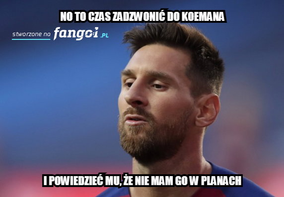 Lionel Messi chce odejść z Barcelony - memy