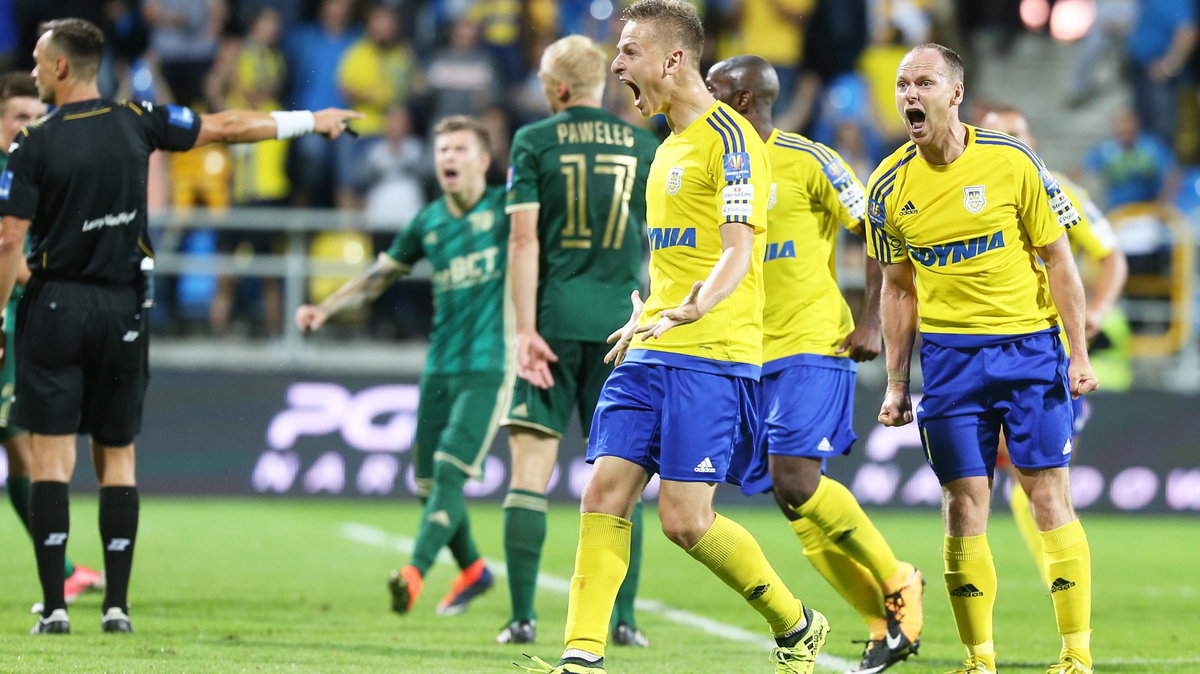 10.08.2017 ARKA GDYNIA - SLASK WROCLAW 1/16 FINALU PUCHAR POLSKI PILKA NOZNA