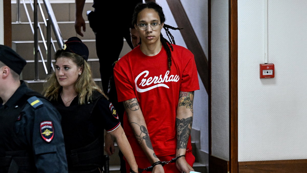 Brittney Griner w rosyjskim więzieniu (lipiec 2022 r.)