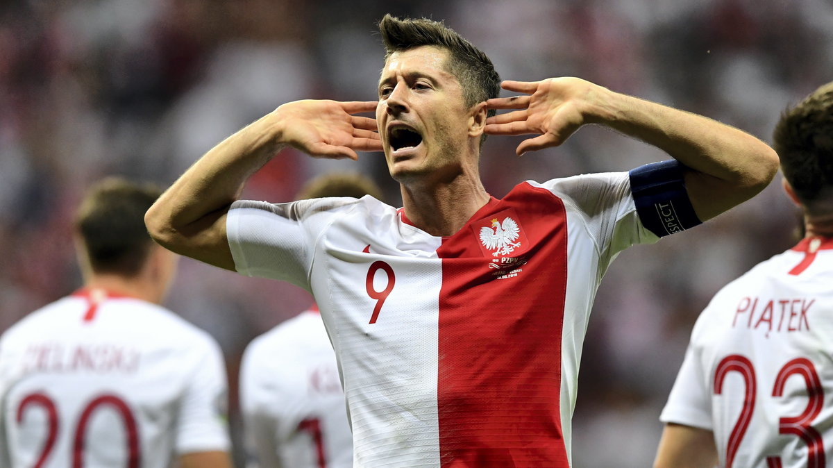 Robert Lewandowski po golu