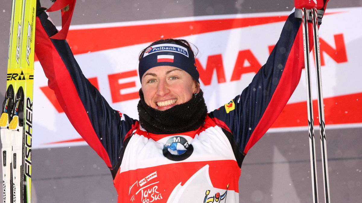 Justyna Kowalczyk podczas Tour de Ski 2010/2011