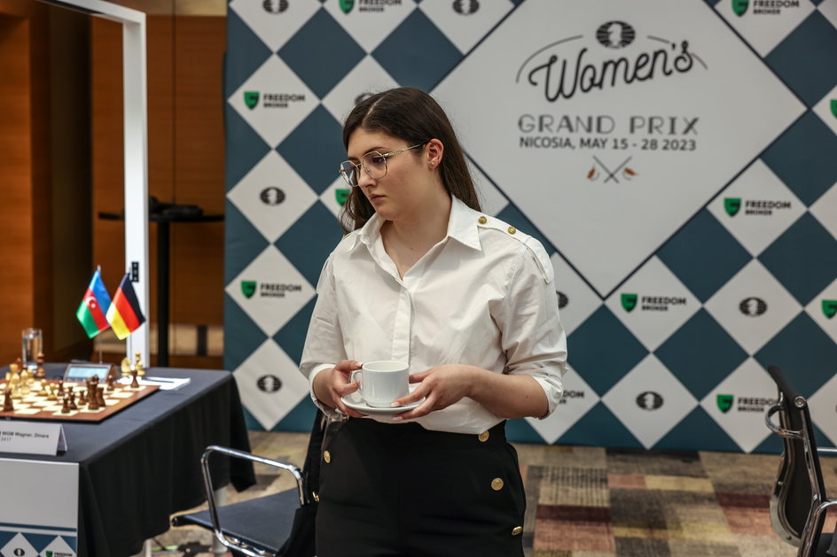 Oliwia Kiołbasa w czasie turnieju Grand Prix w Nikozji