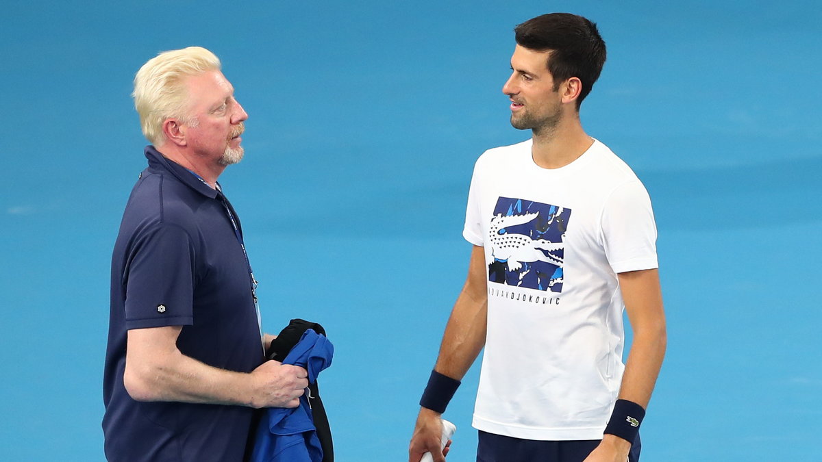 Boris Becker i Novak Djoković