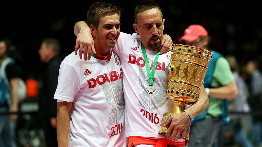 Philipp Lahm i Franck Ribery