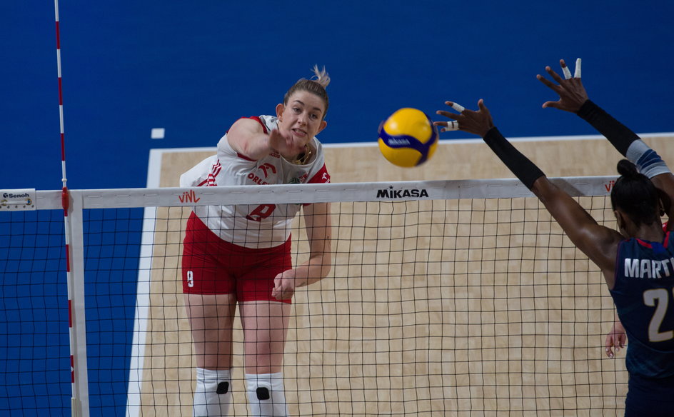 Magdalena Stysiak w barwach reprezentacji Polski