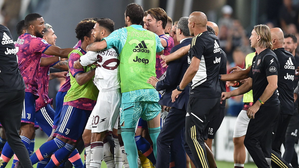 Awantura z ostatnich sekund meczu Juventus - Salernitana
