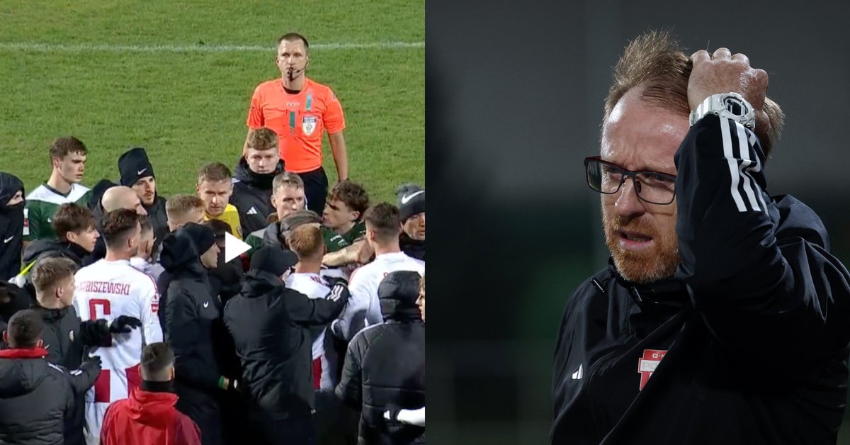 Bijatyka po hicie Pogoń - Śląsk! Trenerzy rzucili się na siebie, będzie afera