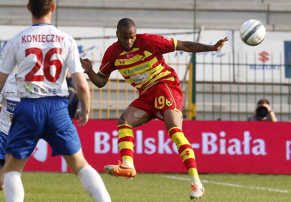 PIŁKA NOŻNA LIGA POLSKA PODBESKIDZIE JAGIELLONIA (Ugochukwu Ukah)