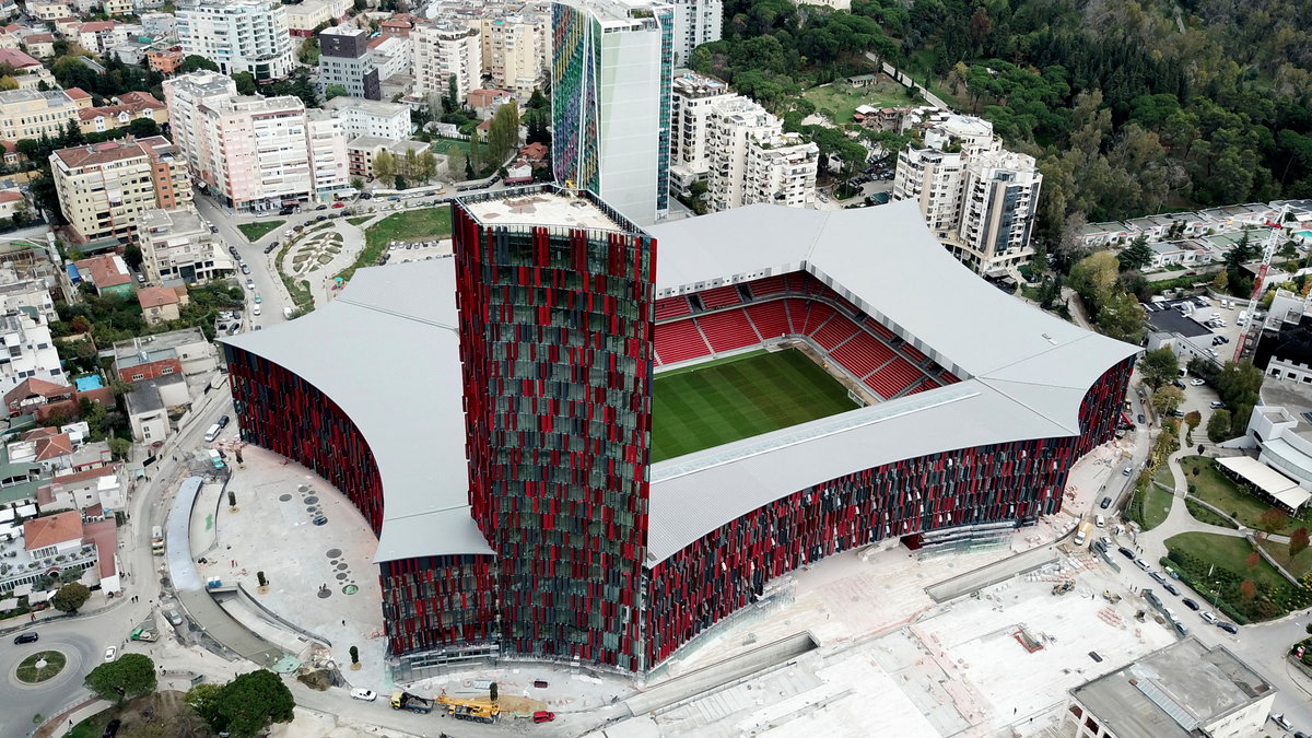 Stadion w Tiranie Air Albania