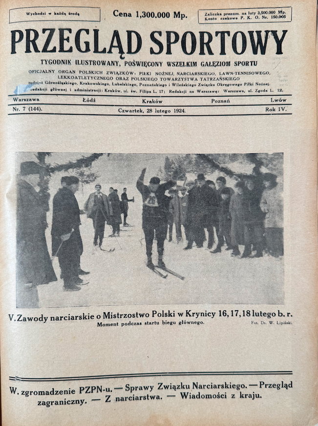 Okładka "PS" z 28 lutego 1924 r.