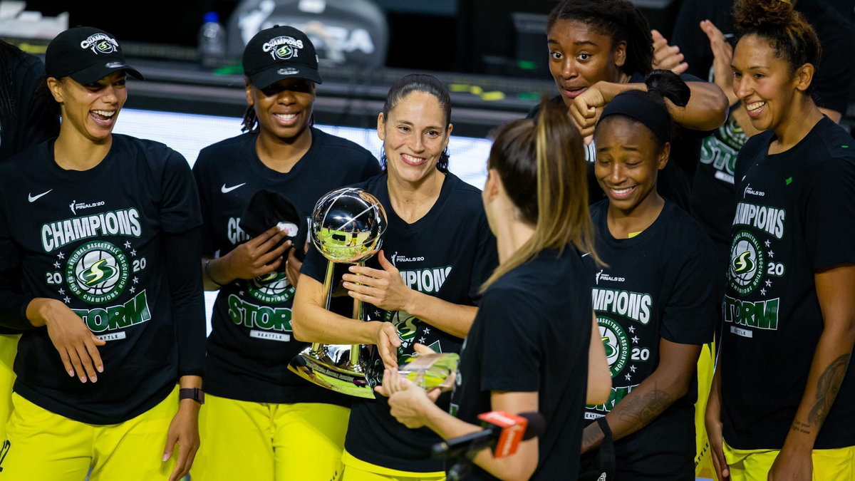 Seattle Storm po wygraniu WNBA