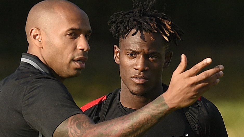 Michy Batshuayi, Thierry Henry