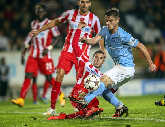 SWEDEN SOCCER UEFA CHAMPIONS LEAGUE (Malmo FF vs Olympiacos Piraeus)