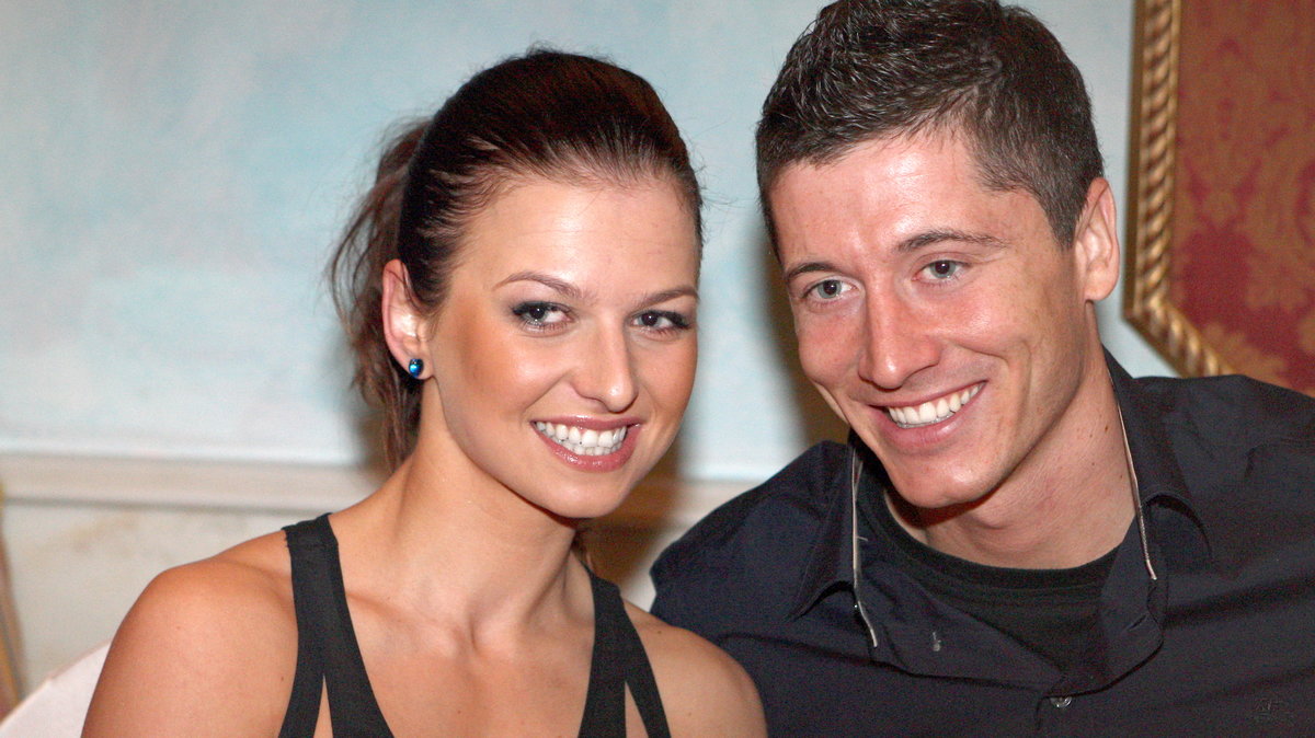 Anna Stachurska i Robert Lewandowski