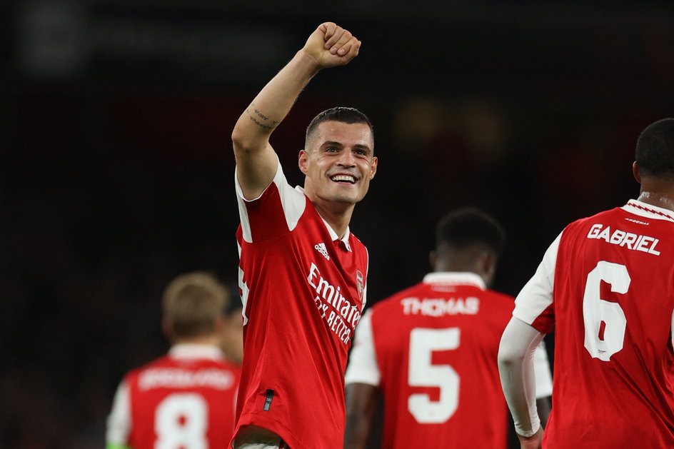 Granit Xhaka w barwach Arsenalu