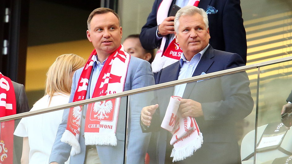 Andrzej Duda i Aleksander Kwaśniewski