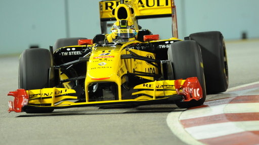 Robert Kubica w bolidzie Renault