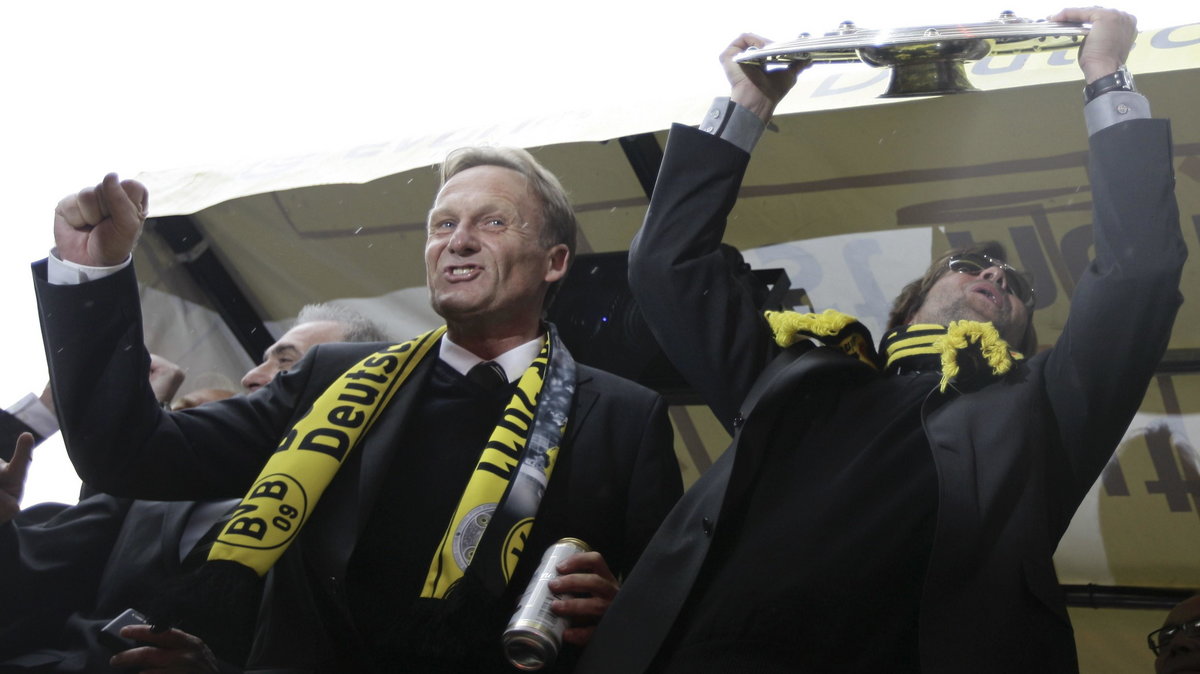 Hans-Joachim Watzke (L)