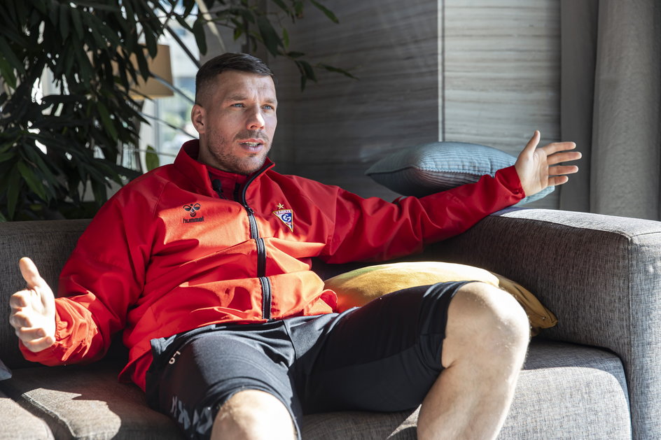 Lukas Podolski jesienią strzelił trzy gole w 14 ligowych meczach.