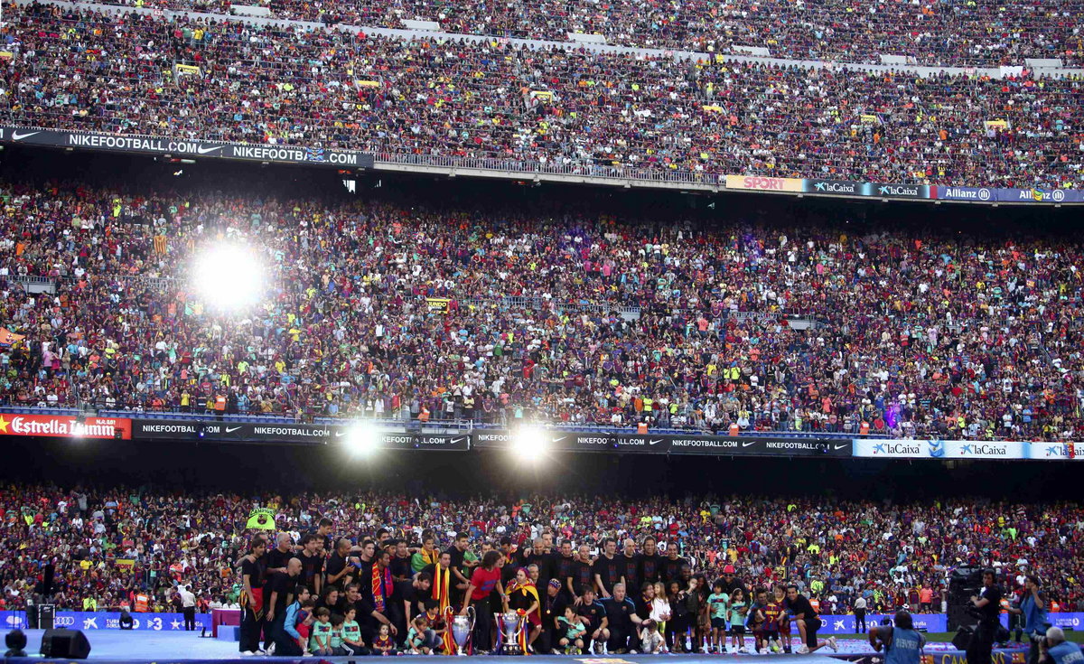 Stadion Camp Nou w Barcelonie