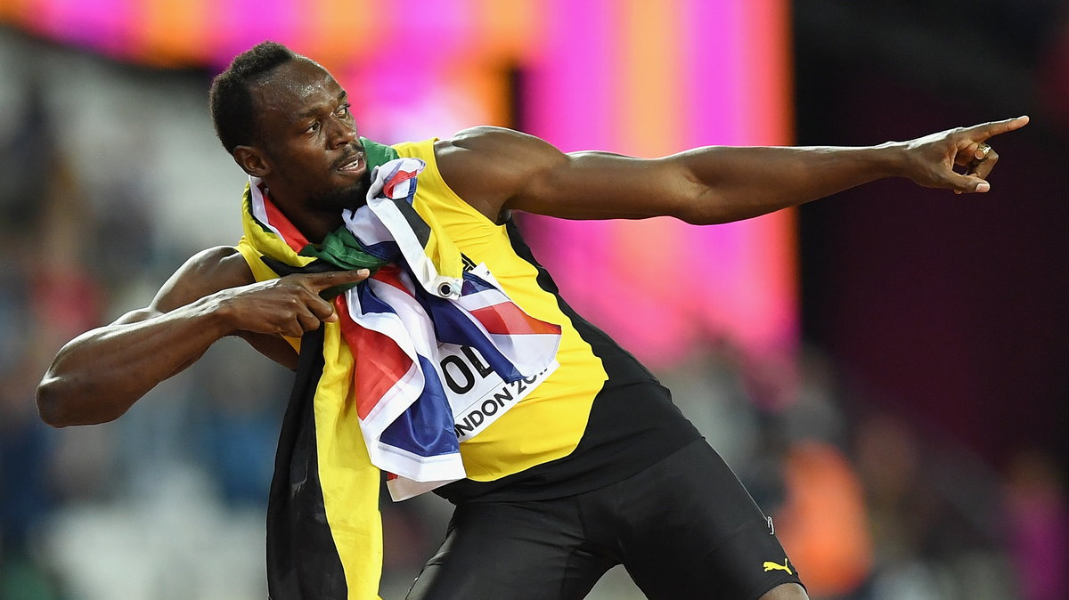 Usain Bolt i jego słynna poza