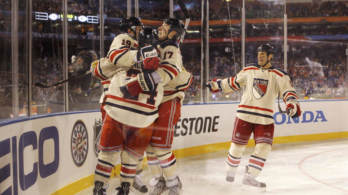 Brad Richards (L) z New York Rangers