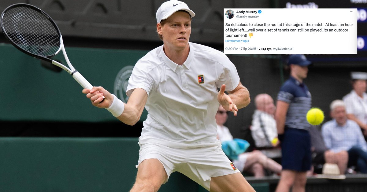 Burza na Wimbledonie. Andy Murray nie wytrzymał. "To śmieszne"