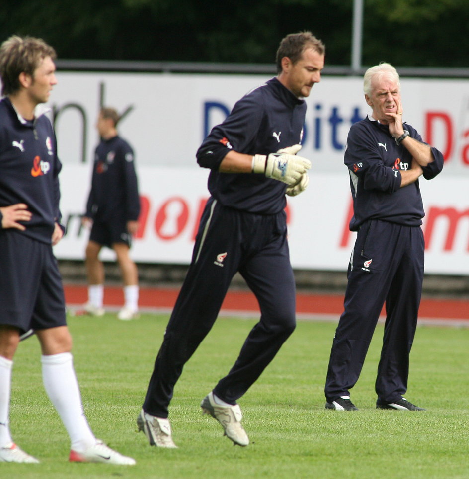 Jerzy Dudek i Leo Beenhakker