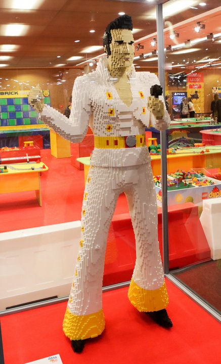 Elvis Presley z klocków Lego