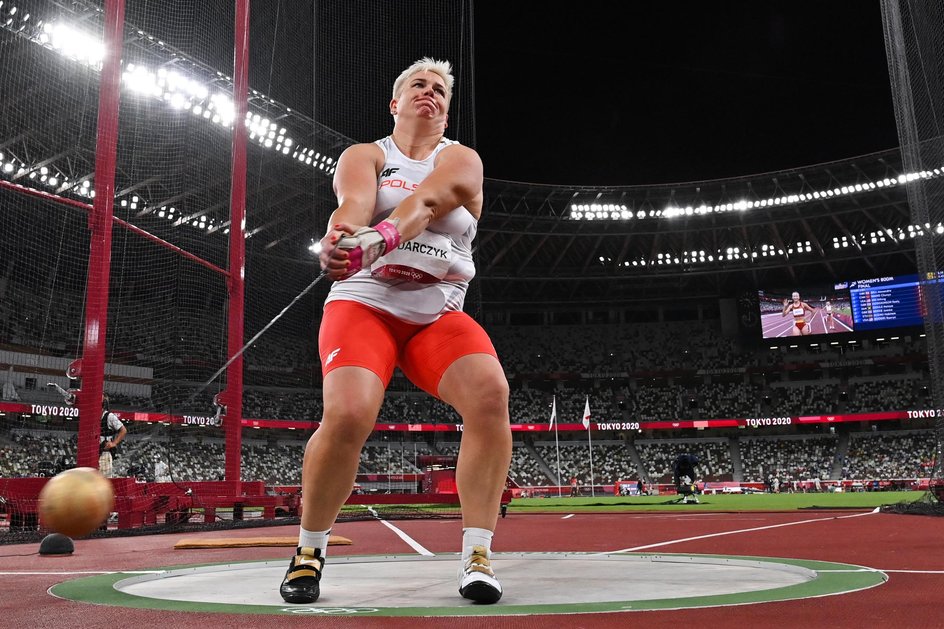 Anita Włodarczyk conquistou uma das quatro medalhas de ouro polonesas no atletismo nos Jogos Olímpicos de 2021 em Tóquio
