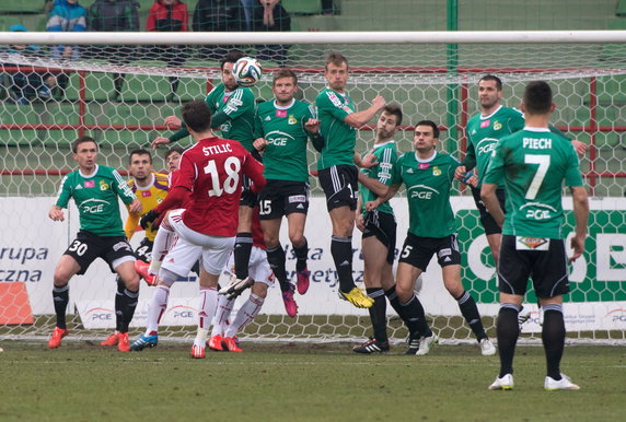 PIŁKA NOŻNA LIGA POLSKA PGE GKS BEŁCHATÓW WISŁA KRAKÓW (Semir Stilic)