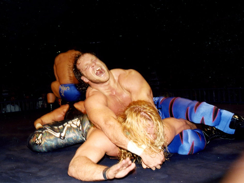 Chris Benoit w walce z Chrisem Jericho