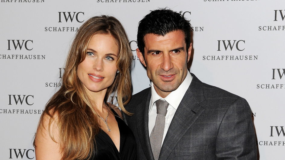 Luis Figo i Helen Svedin