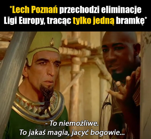 Mem po meczu Royal Charleroi - Lech Poznań