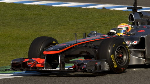 Lewis Hamilton w bolidzie McLarena