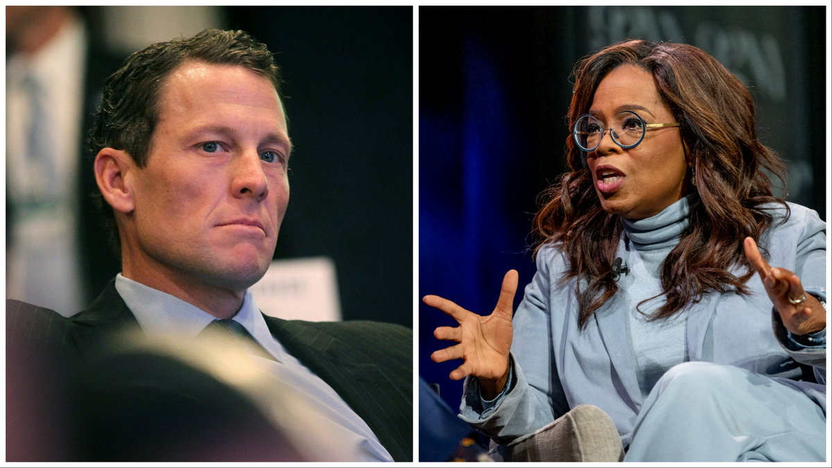 Lance Armstrong i Oprah Winfrey