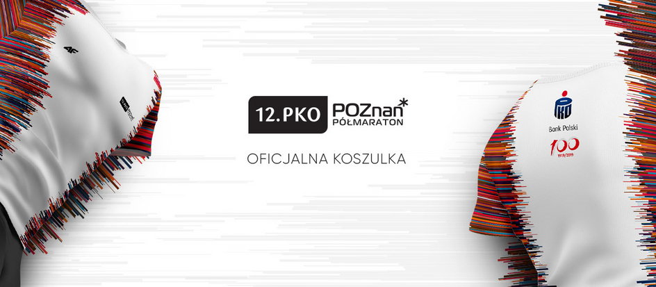 Oficjalna koszulka 12. PKO Poznań Półmaratonu