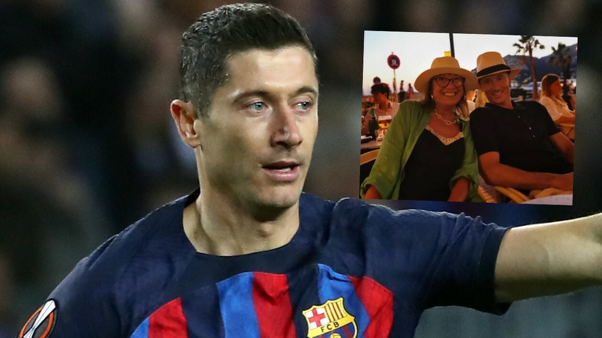 Robert Lewandowski z mamą