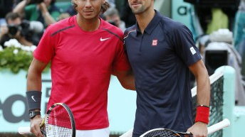 Rafael Nadal (L) i Novak Djokovic (P)