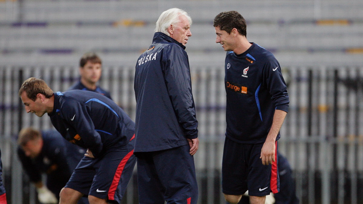 Leo Beenhakker i Robert Lewandowski