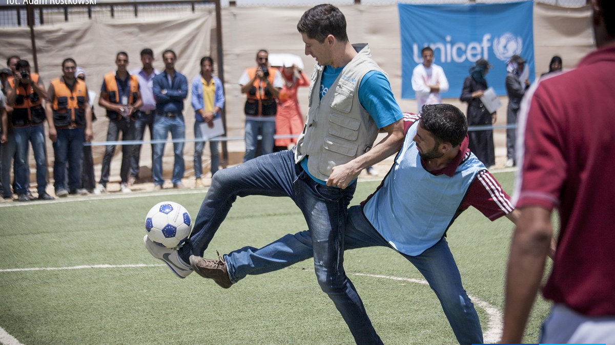 Robert Lewandowski ambasadorem UNICEF