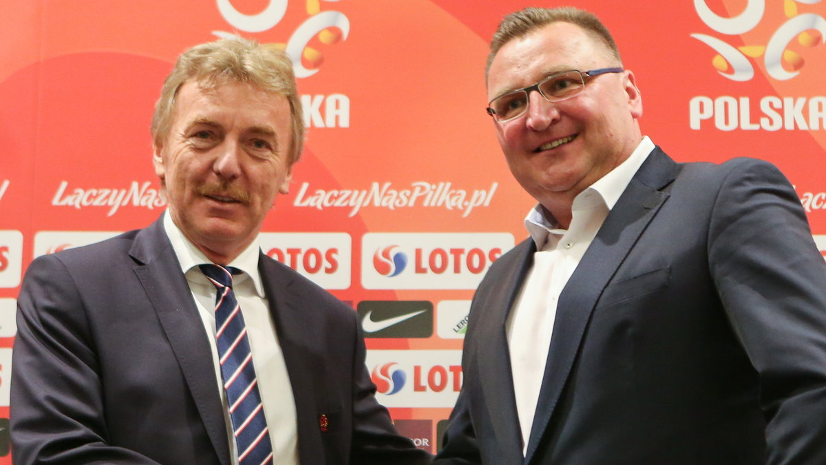 Zbigniew Boniek i Czeslaw Michniewicz