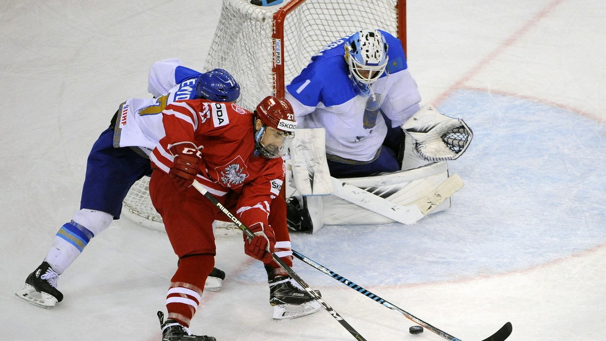 Filip Komorski (Polska) oraz Maksim Semionow i Henrik Karlsson (Kazachstan)