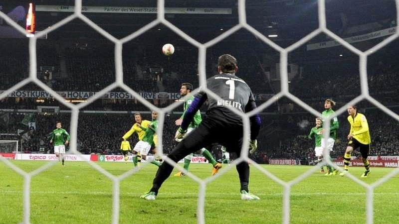 Borussia - Werder Mario Goetze 