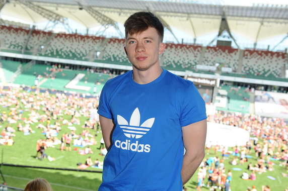 Trening z Ewą Chodakowską na stadionie Legii Warszawa