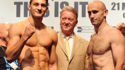 Nathan Cleverly i Aleksy Kuziemski