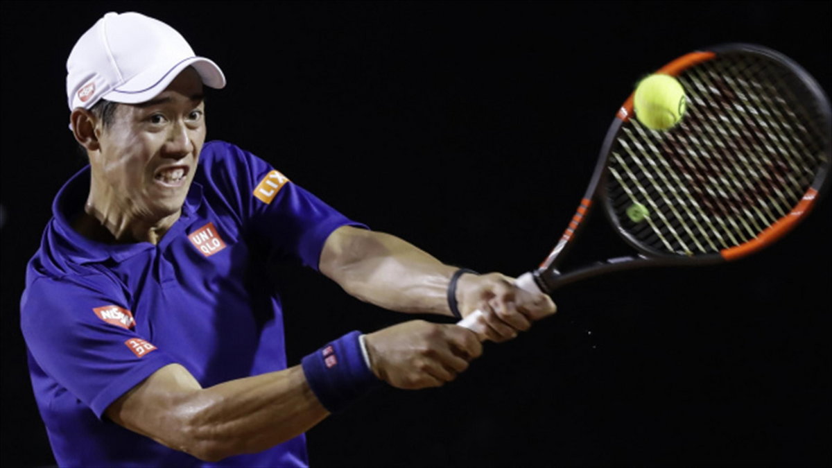 Nishikori obronił trzy meczowe i jest w półfinale