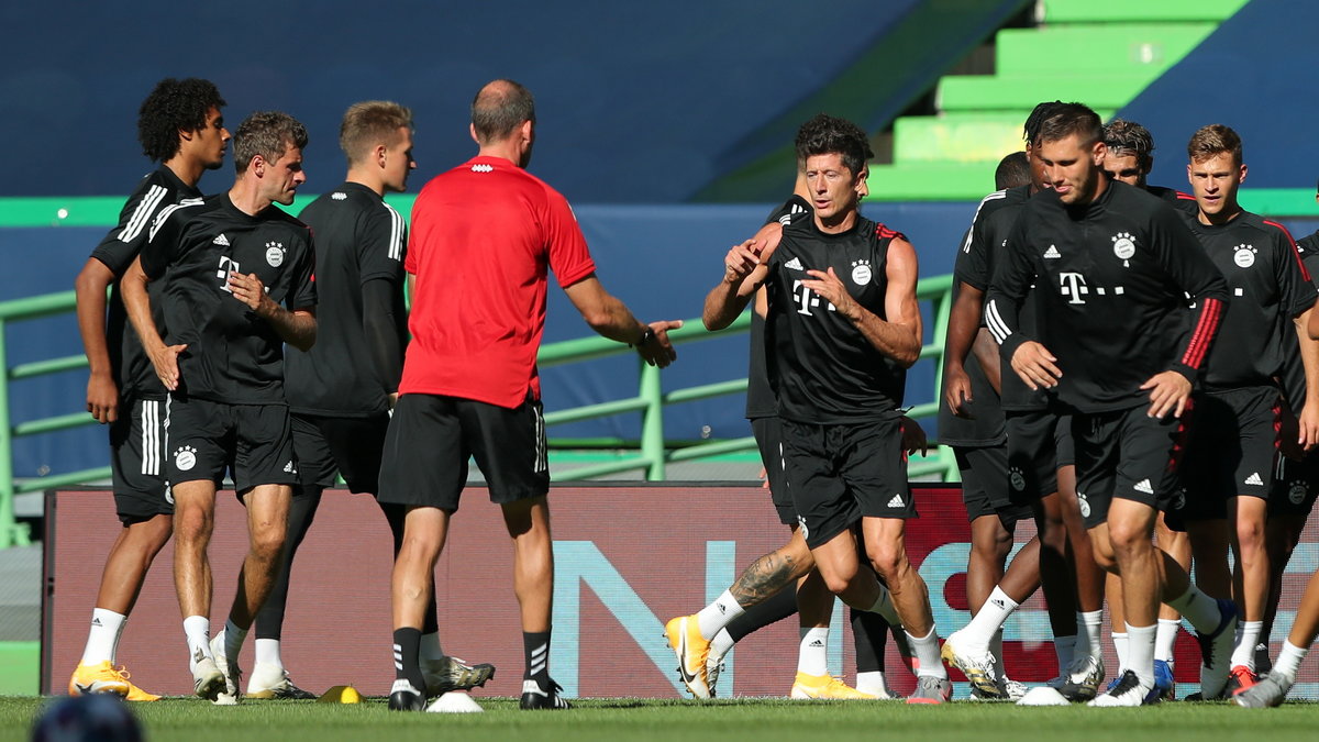 Trening Bayernu przed półfinałem Ligi Mistrzów 