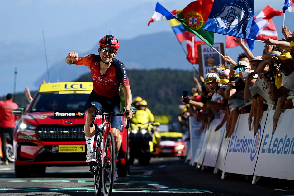 Michał Kwiatkowski wygrywa etap Tour de France