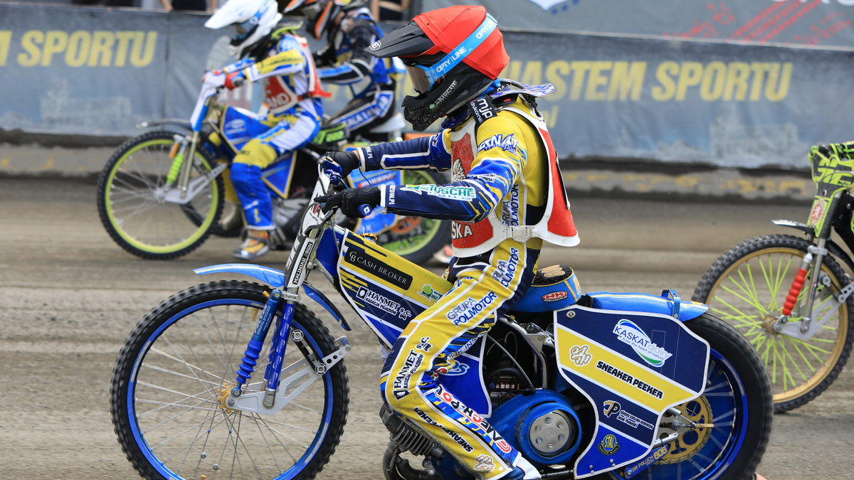 Oskar Paluch podczas Pucharu Europy w klasie 250 cc (Toruń 2021 r.)